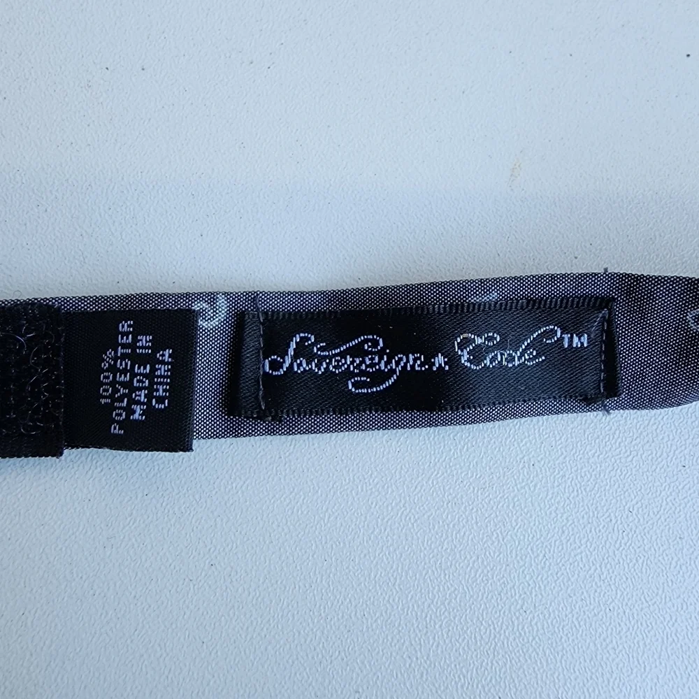 Sovereign Code Boys Gray Mustash Bow Tie Toddler Kids